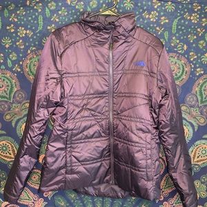 North face Puffer Zip💜🌿
